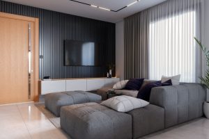 painel ripado sala