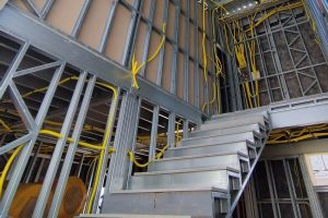 Instalação elétrica no steel frame