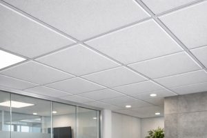 forro modular com perfil aparente 